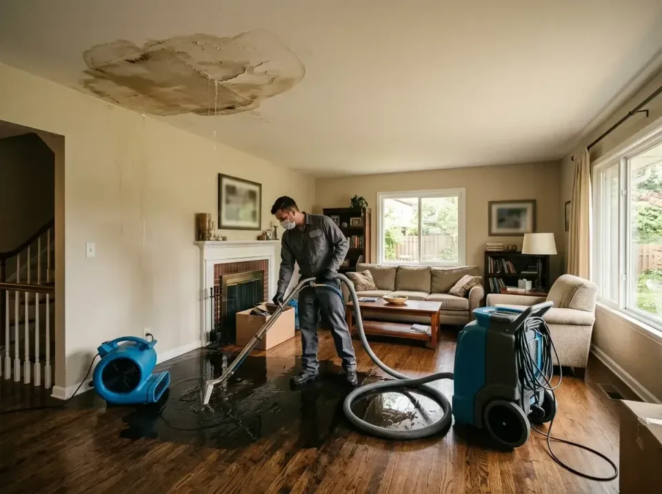 attic-pipe-burst-ceiling-drip-008 — frequently asked questions, Water Damage Restoration & Carpet Care in Hickory Hills, IL
